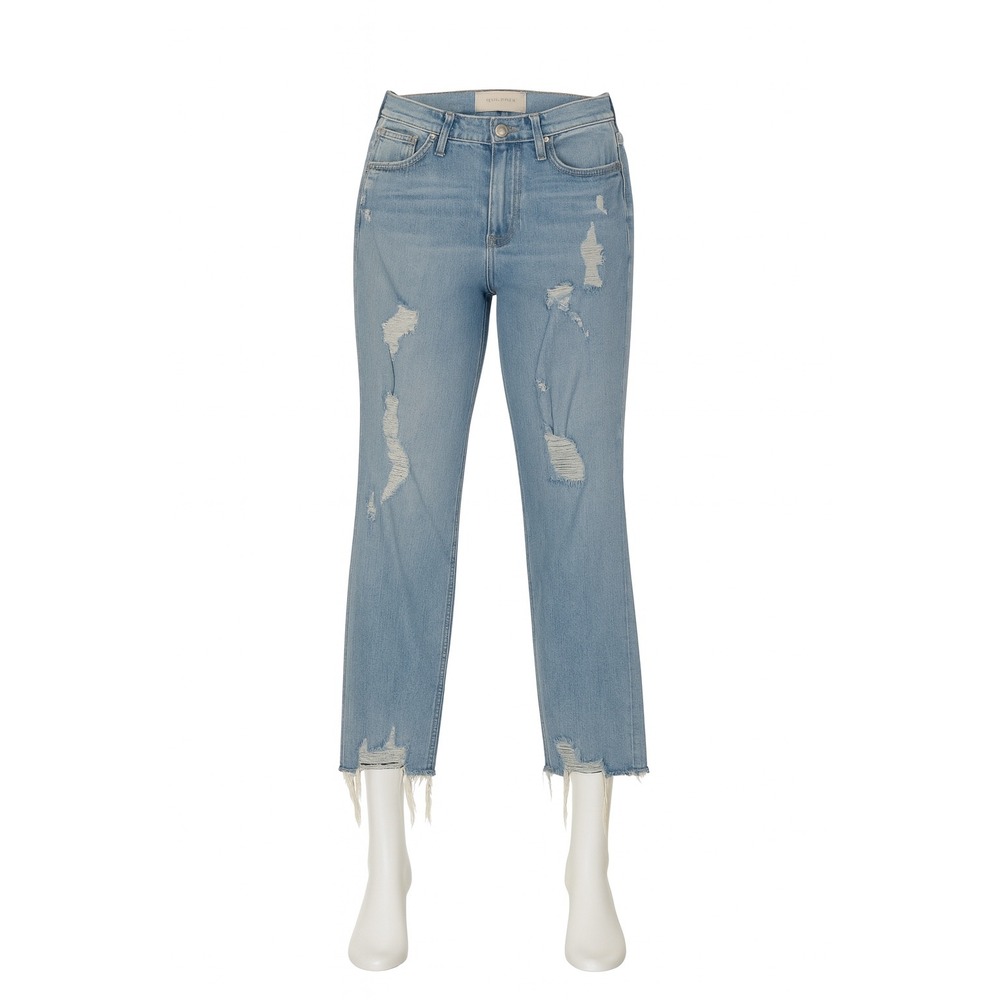 MOTHER‎ The Sinner For Nothin Distressed Crop Straight Leg Jeans Womens Size 25